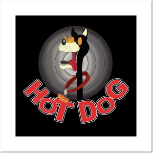 Hot Dog Posters and Art